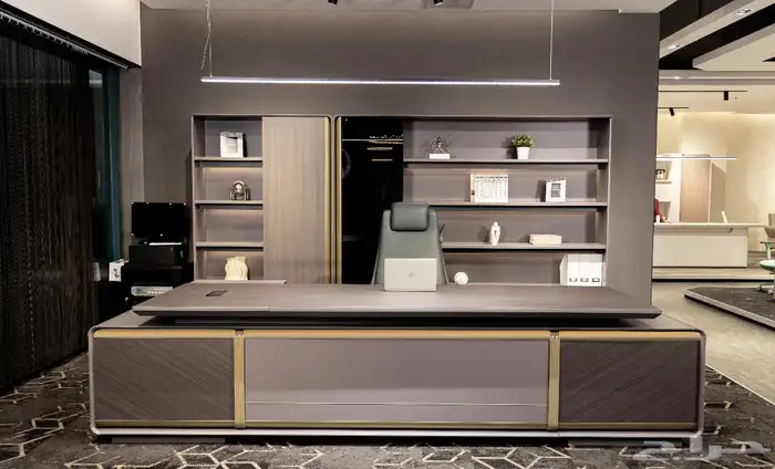 مودرن أحدث تنفيذي مكاتب اثاث فخمة كامل طقم حجم كبير مقاس 1