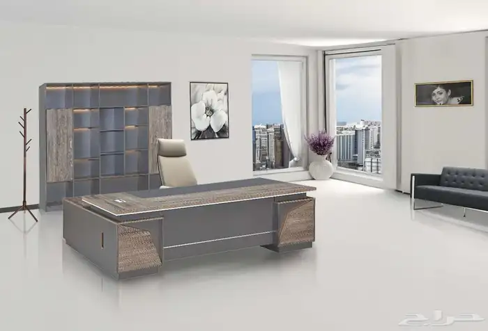 مودرن أحدث تنفيذي مكاتب اثاث فخمة كامل طقم حجم كبير مقاس 47