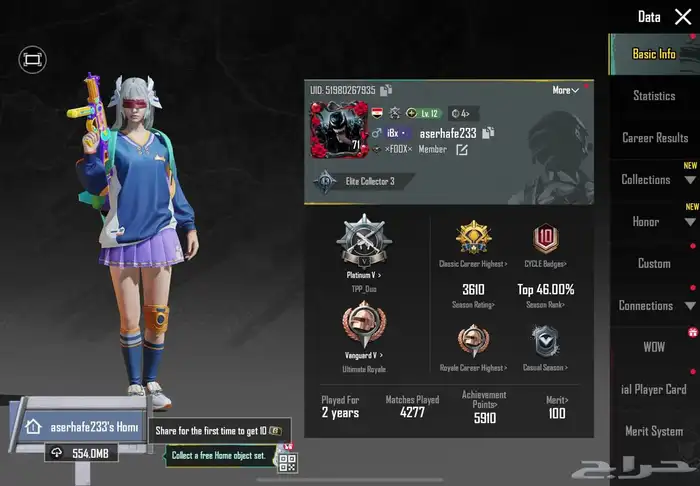 حساب ببجي للبيع بسعر رخيص 16