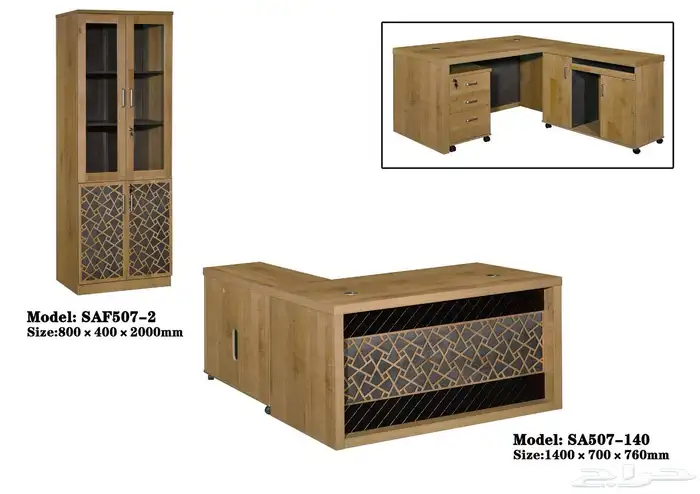 مودرن أحدث تنفيذي مكاتب اثاث فخمة كامل طقم حجم كبير مقاس 88