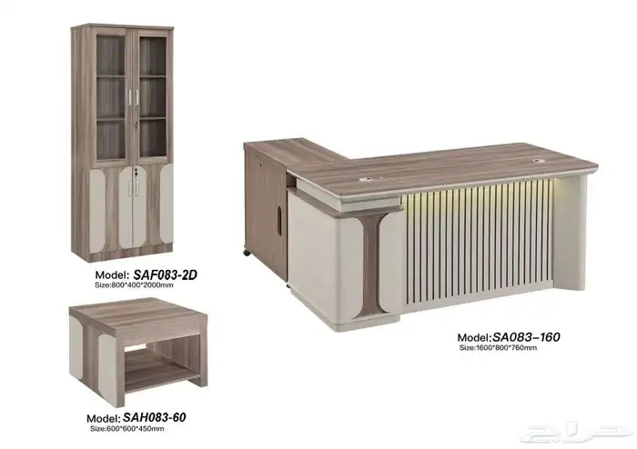 مودرن أحدث تنفيذي مكاتب اثاث فخمة كامل طقم حجم كبير مقاس 74