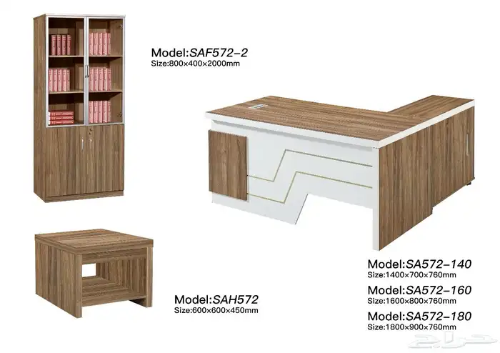 مودرن أحدث تنفيذي مكاتب اثاث فخمة كامل طقم حجم كبير مقاس 84