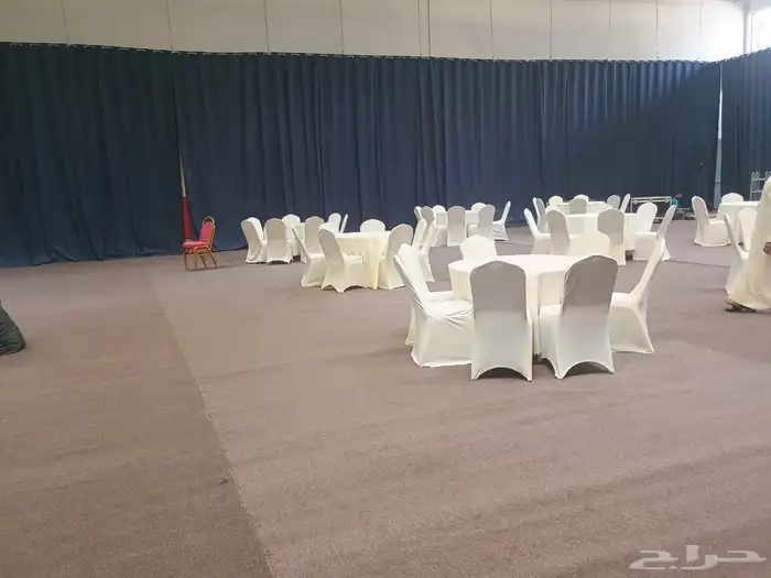 تأجير طاوله طعام دفايات كراسي ملكي زل جلسات 8