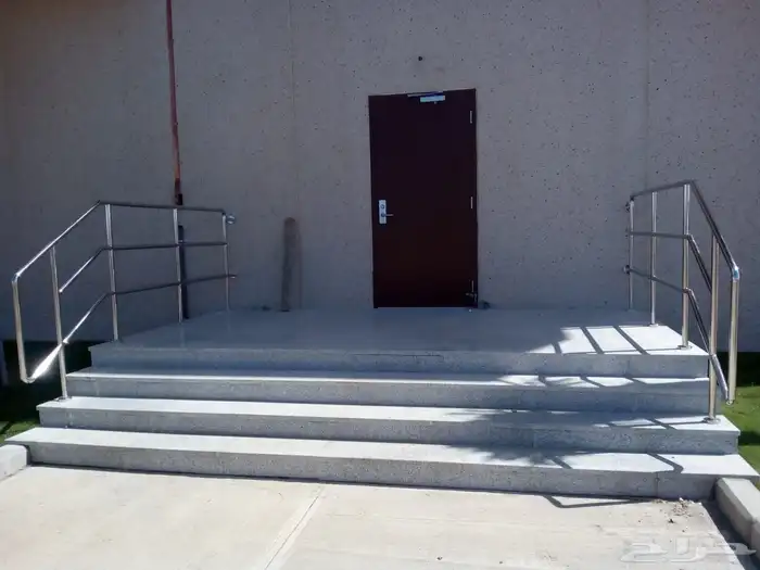 درابزين سلالم تايواني أصلي من الفولاذ المقاوم للصدأ 304  فضي 3