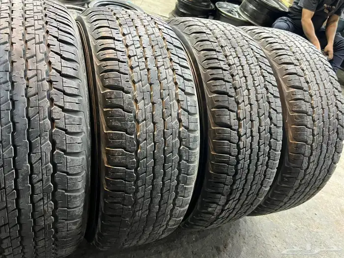 جنوط جيب لاند كروزر 2015 اصلي وكاله  مع كفرات دنلوب 285.60.1 8