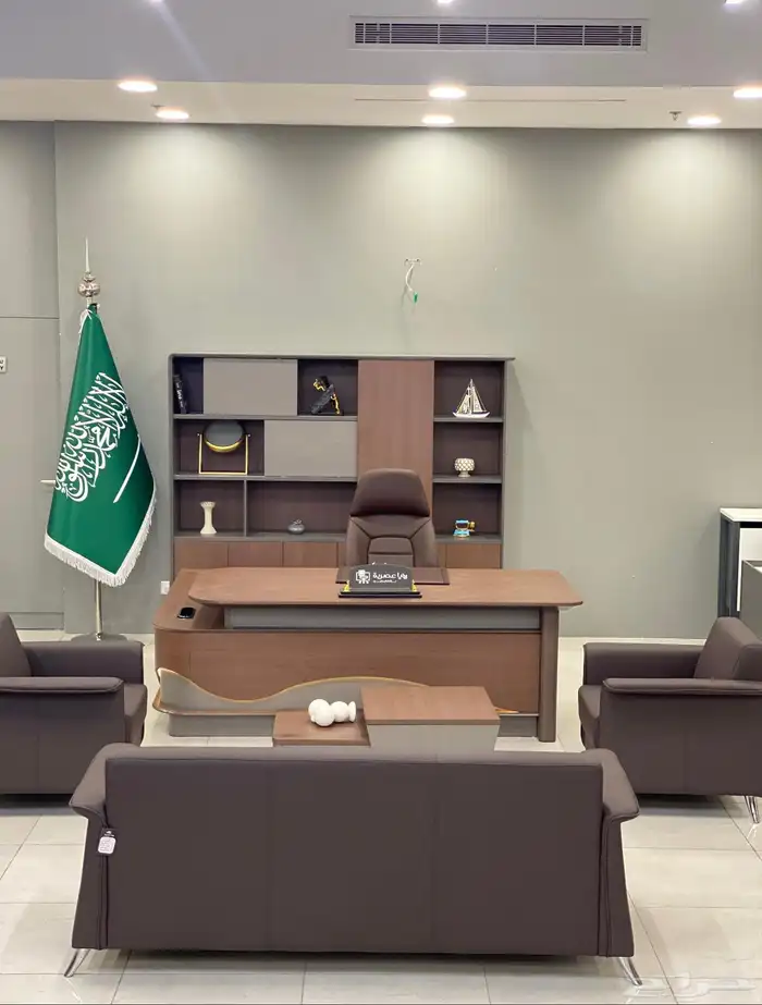 مودرن أحدث تنفيذي مكاتب اثاث فخمة كامل طقم حجم كبير مقاس 17