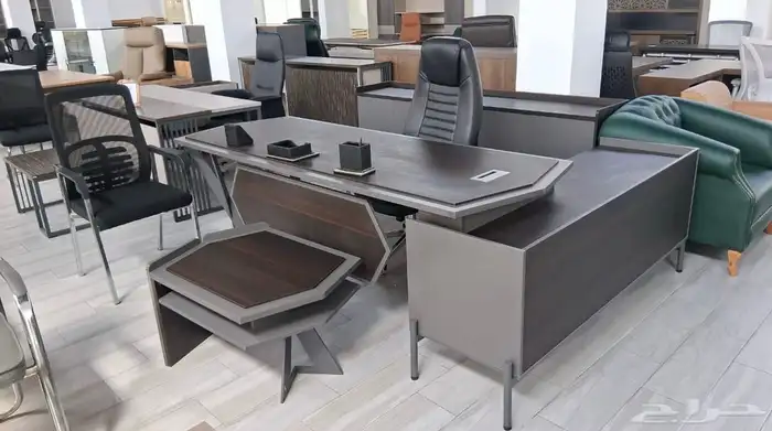 مودرن أحدث تنفيذي مكاتب اثاث فخمة كامل طقم حجم كبير مقاس 21