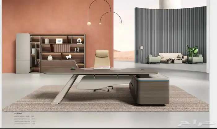 مودرن أحدث تنفيذي مكاتب اثاث فخمة كامل طقم حجم كبير مقاس 18