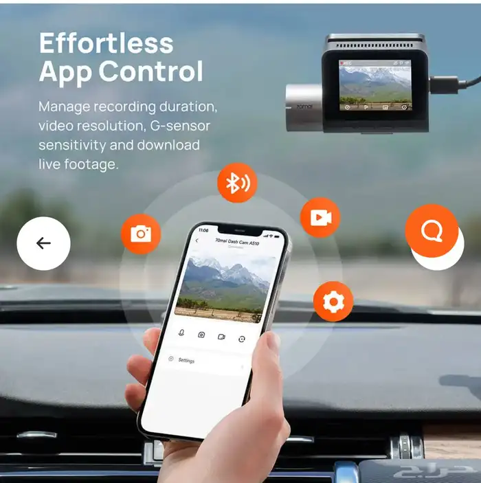 داش كام امامية وخلفيه شاومي A510 9