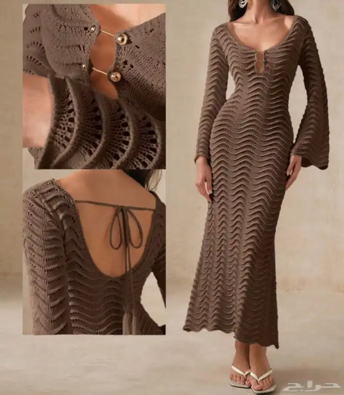 فستان شتوي ملبوس مره مقاسه m 0