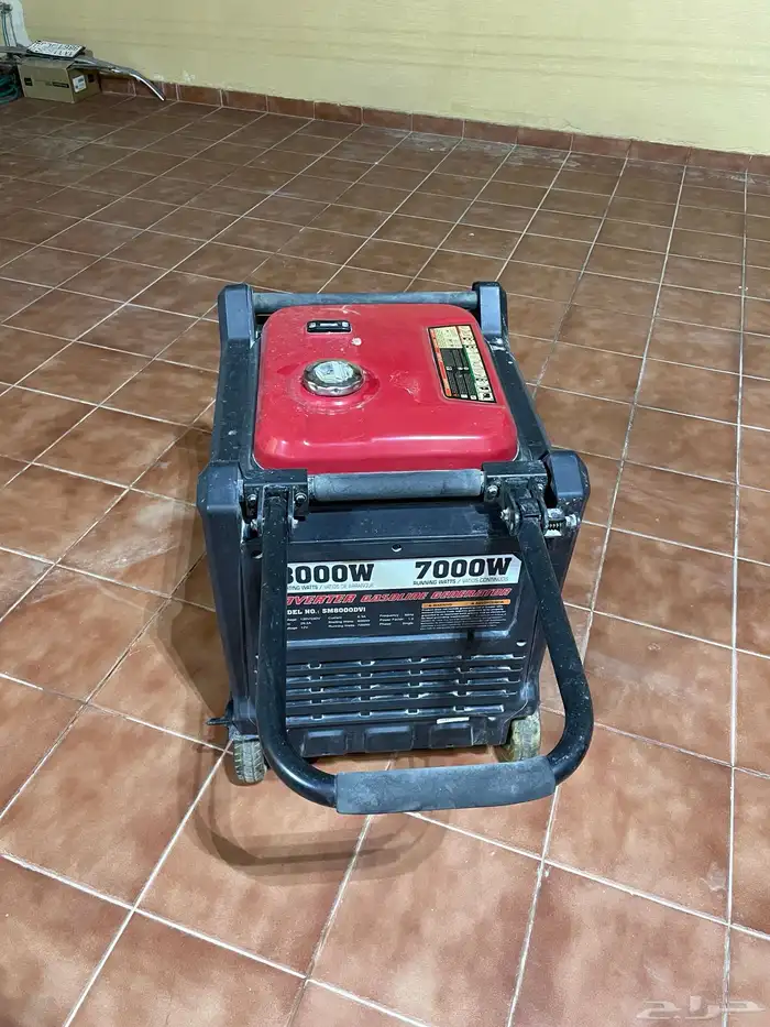 مولد كهرباء 8000 واط كاتم بنزين استخدام شهر فقط 3