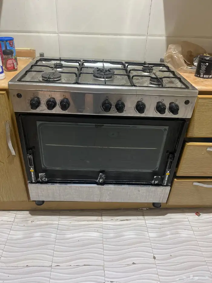 فرن 90 وستنجهاوس امريكي ناقص مقبض الفرن استخدام بسيط ونضيف 0