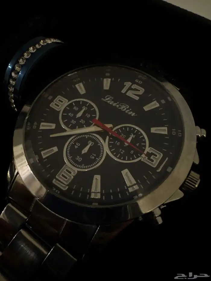 طقم كامل ساعه خاتم سبحه للبيع جديد ماستخدم 1