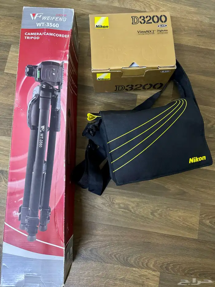 كاميرا نيكون مع عدسة زوم واسعة Nikon D3200 4