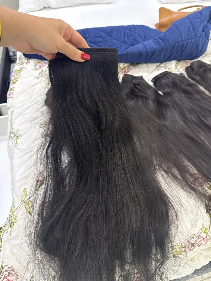 شعر طبيعي هندي اصليي يتصبغ ويستشور اسعار جمله 2