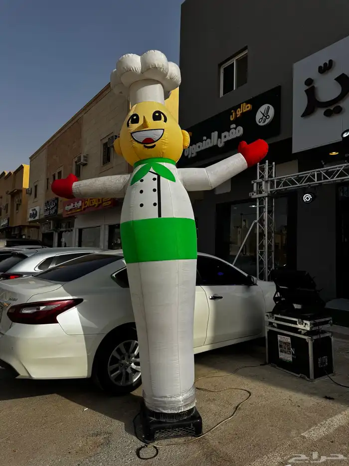 تجهيز افتتاح محلات تاجير بالونات راقصه تاجير ليازر افتتاح 8