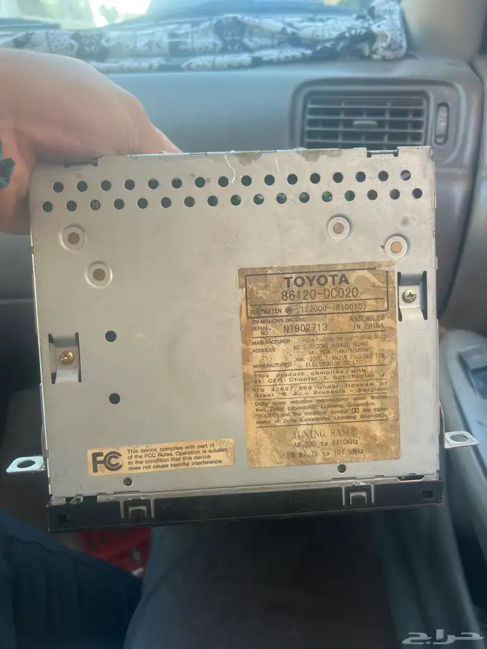 مسجل كامري يركب من موديل 1998 الى موديل 2002 1