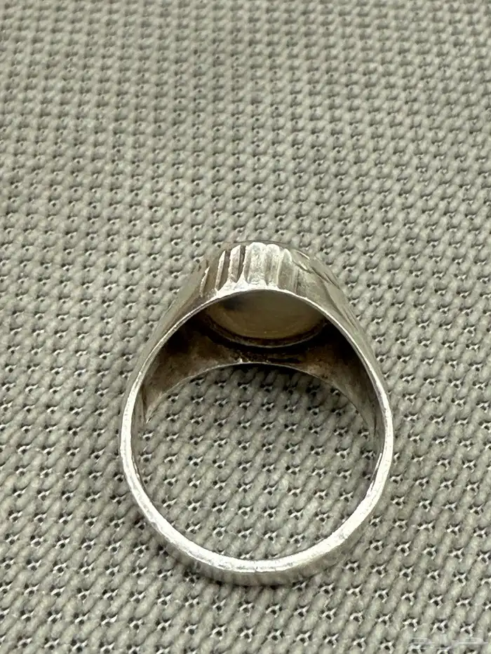 خاتم فضه عقيق 2