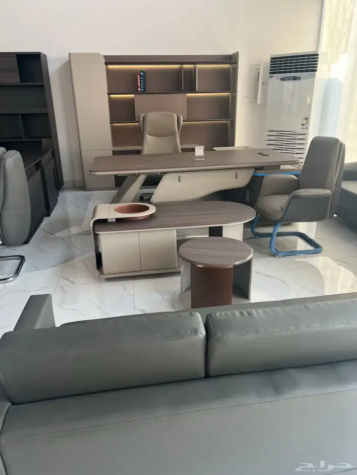 مودرن أحدث تنفيذي مكاتب اثاث فخمة كامل طقم حجم كبير مقاس 13