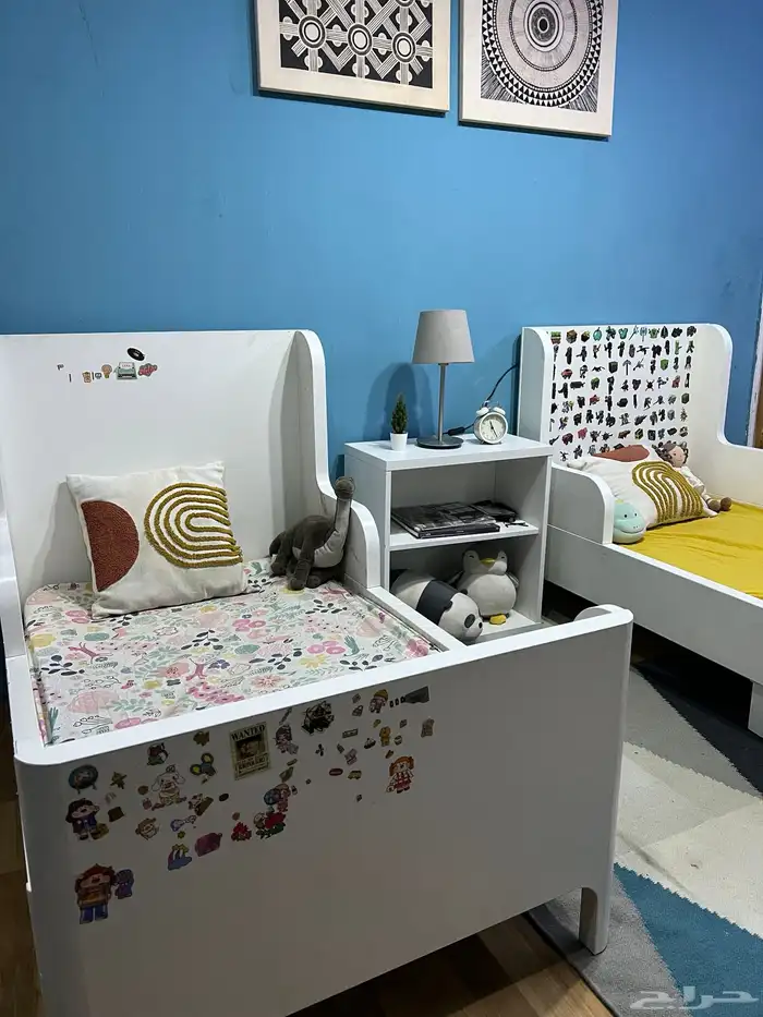 سريرين أطفال من آيكيا   قابلين للتمديد 4