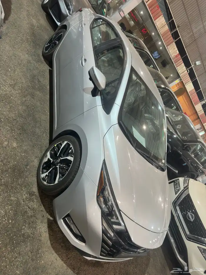 نيسان صني الشكل الجديد SL فل كامل 2024 ابيض فضي رصاصي فاتح 16