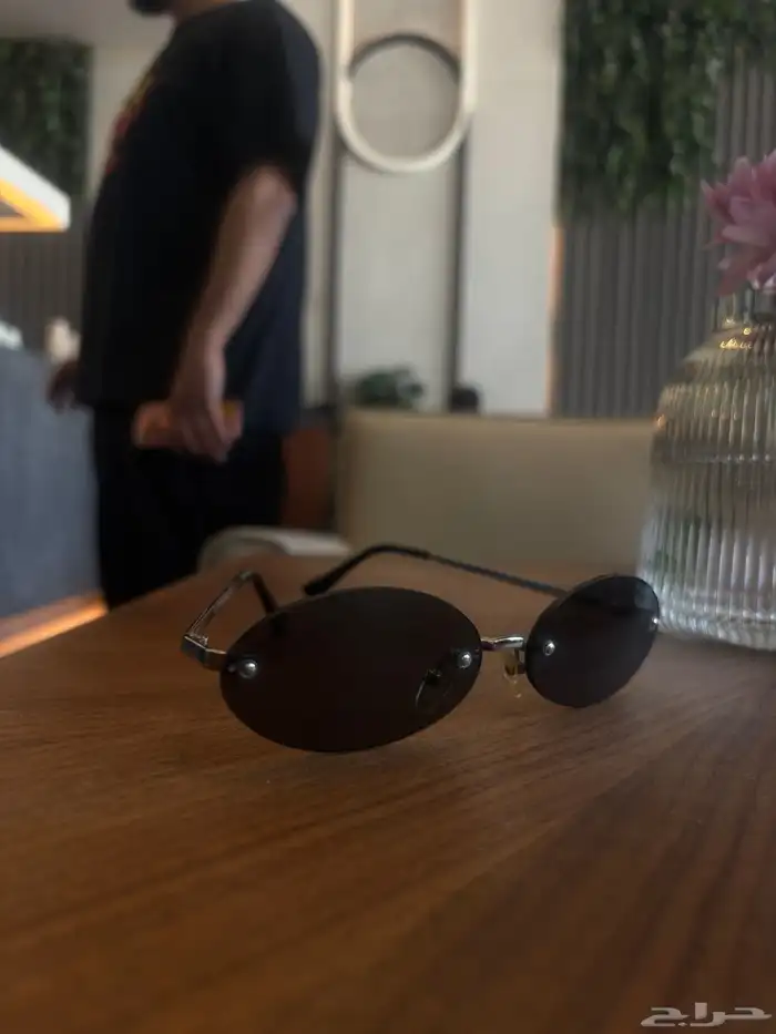 نظارة بيضاوية براند فخمة 1