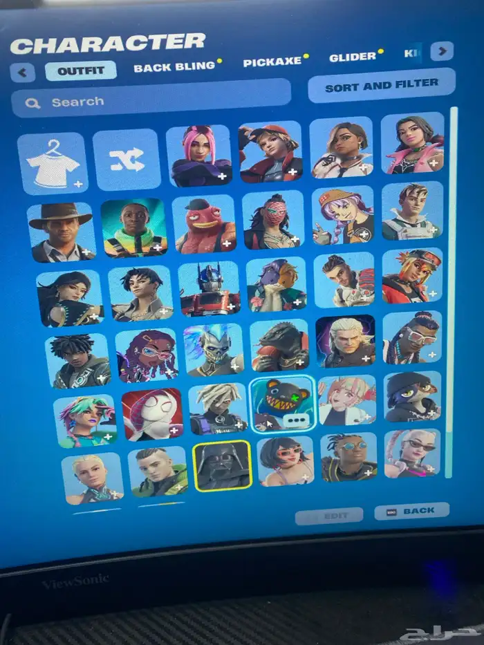 حساب فورت للبيع 0