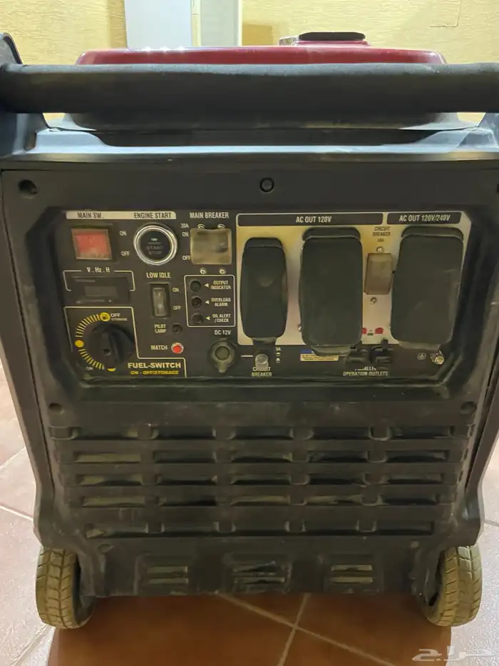 مولد كهرباء 8000 واط كاتم بنزين استخدام شهر فقط 1