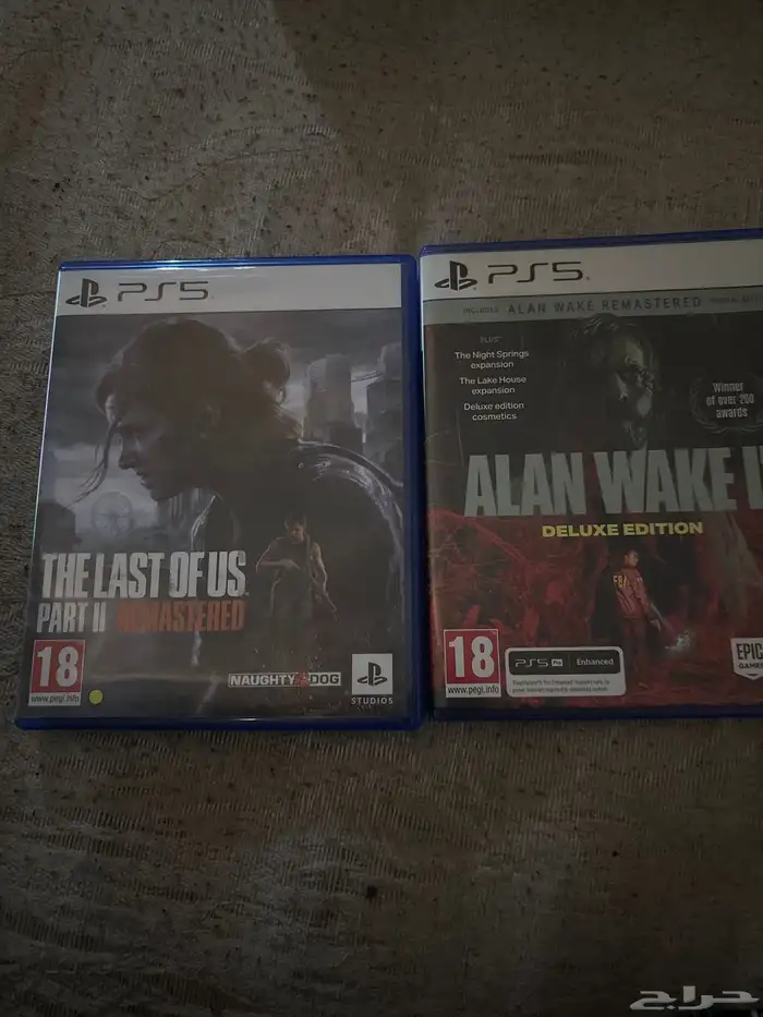 شريطين بلستيشن 5 سعر الواحد 80 2