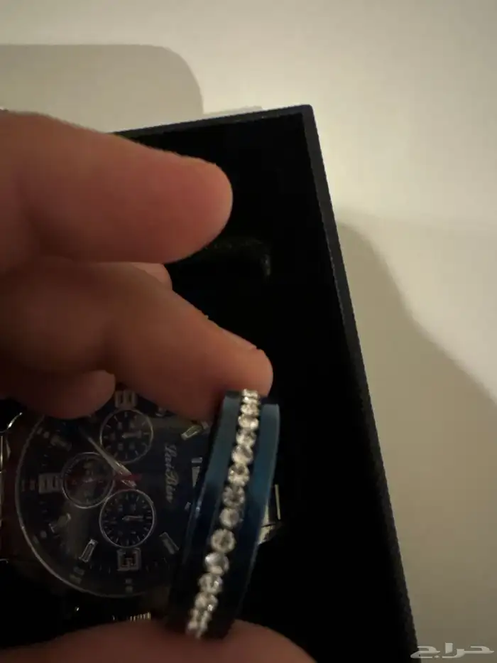 طقم كامل ساعه خاتم سبحه للبيع جديد ماستخدم 2