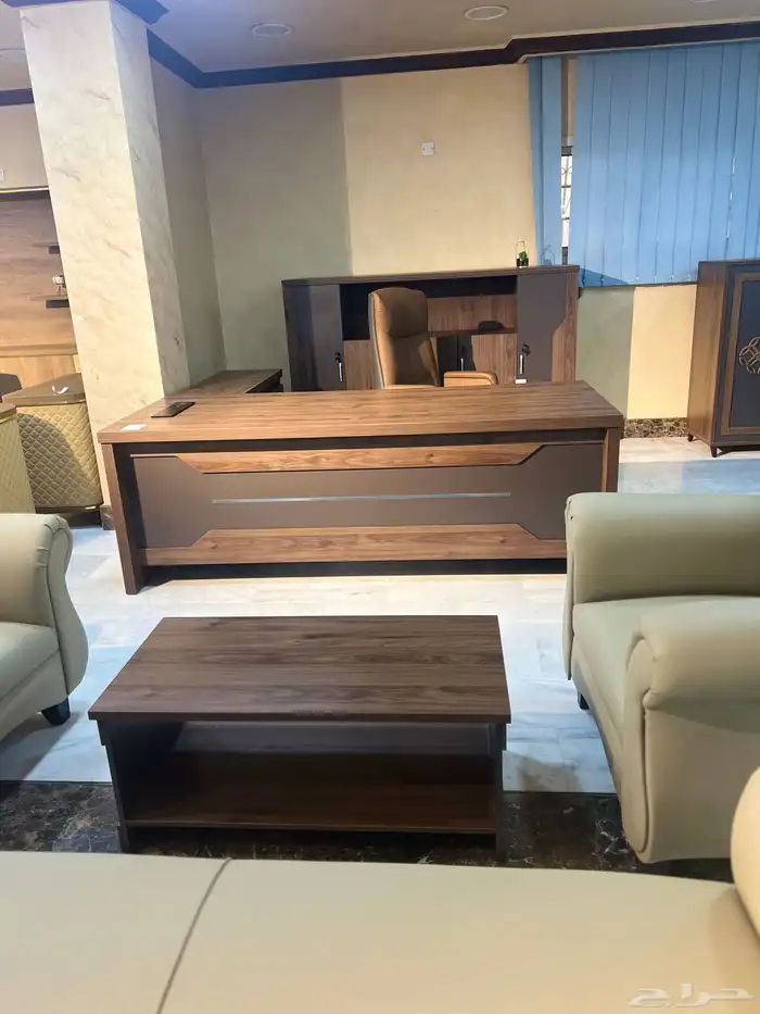 مودرن أحدث تنفيذي مكاتب اثاث فخمة كامل طقم حجم كبير مقاس 5