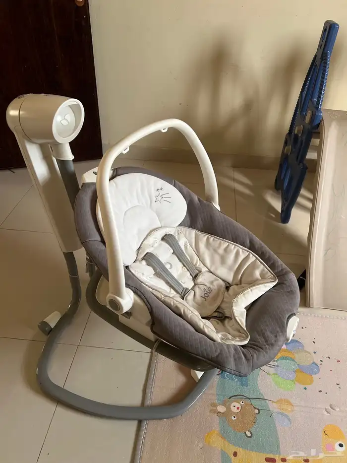 كرسي هزاز للاطفال كهربائي   كرسي متنقل 2 في واحد 0