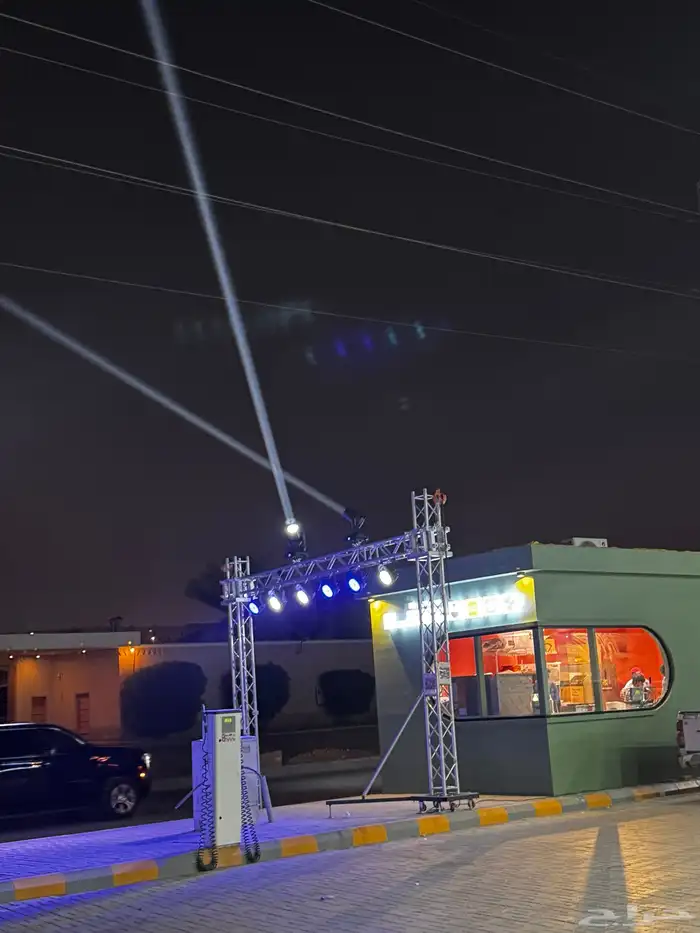 تجهيز افتتاح محلات تاجير بالونات راقصه تاجير ليازر افتتاح 0