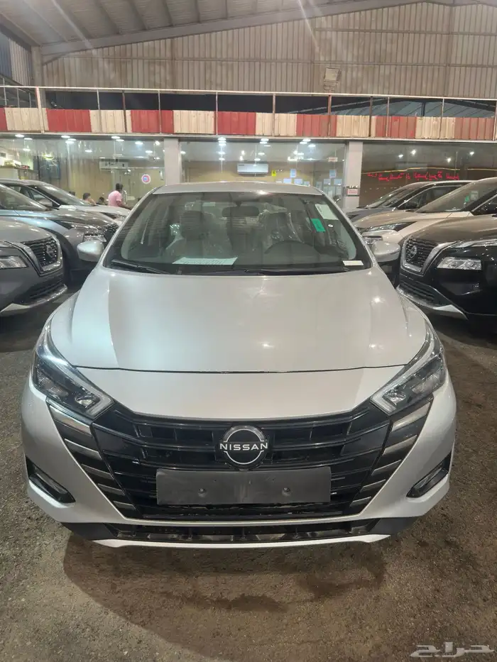 نيسان صني الشكل الجديد SL فل كامل 2024 ابيض فضي رصاصي فاتح 12