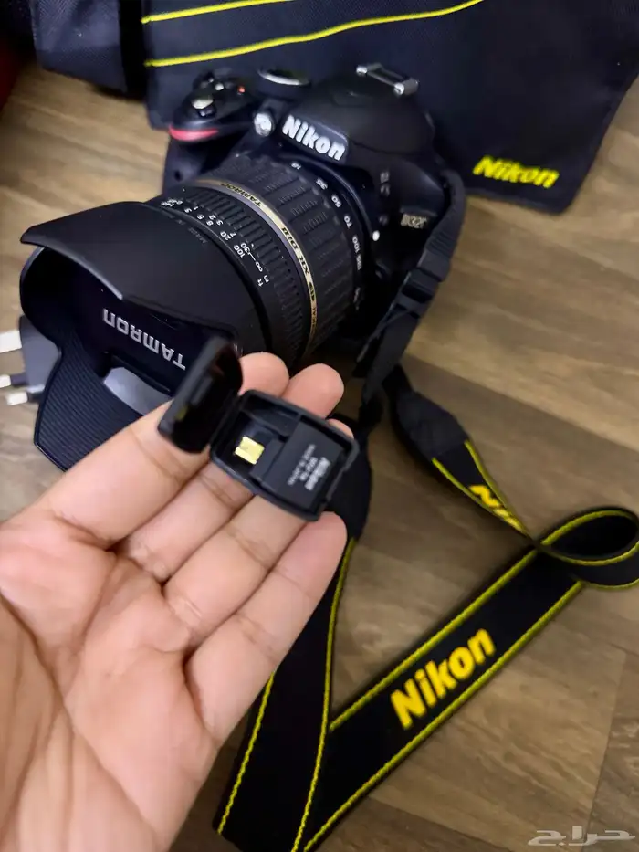 كاميرا نيكون مع عدسة زوم واسعة Nikon D3200 2