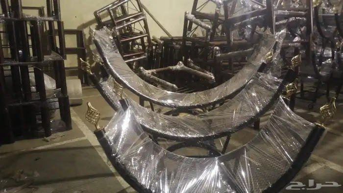 كراسي حديد خارجية جلسات مراكيز احواش استراحات 3