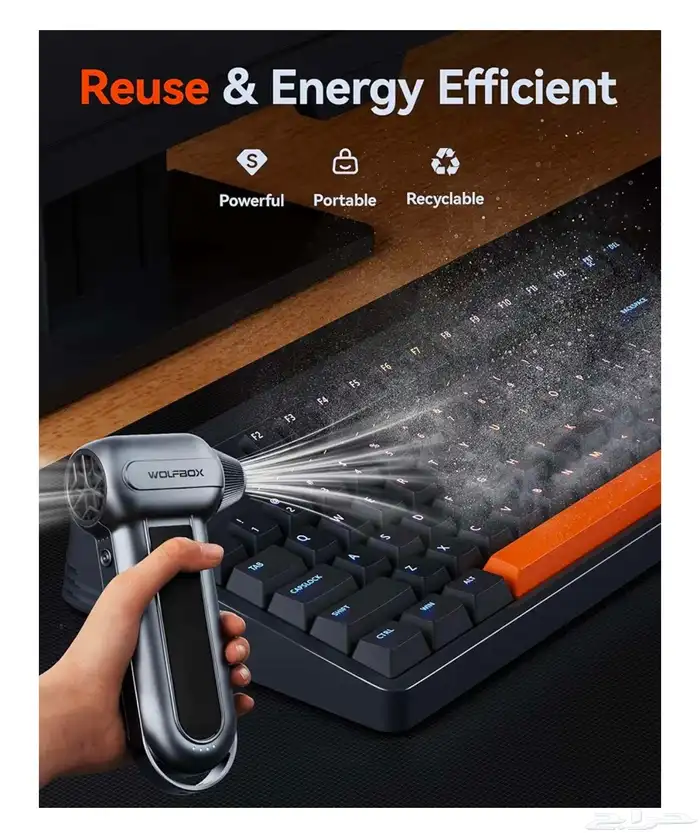 WOLFBOX MF100للبيع منفاخ هواء 6