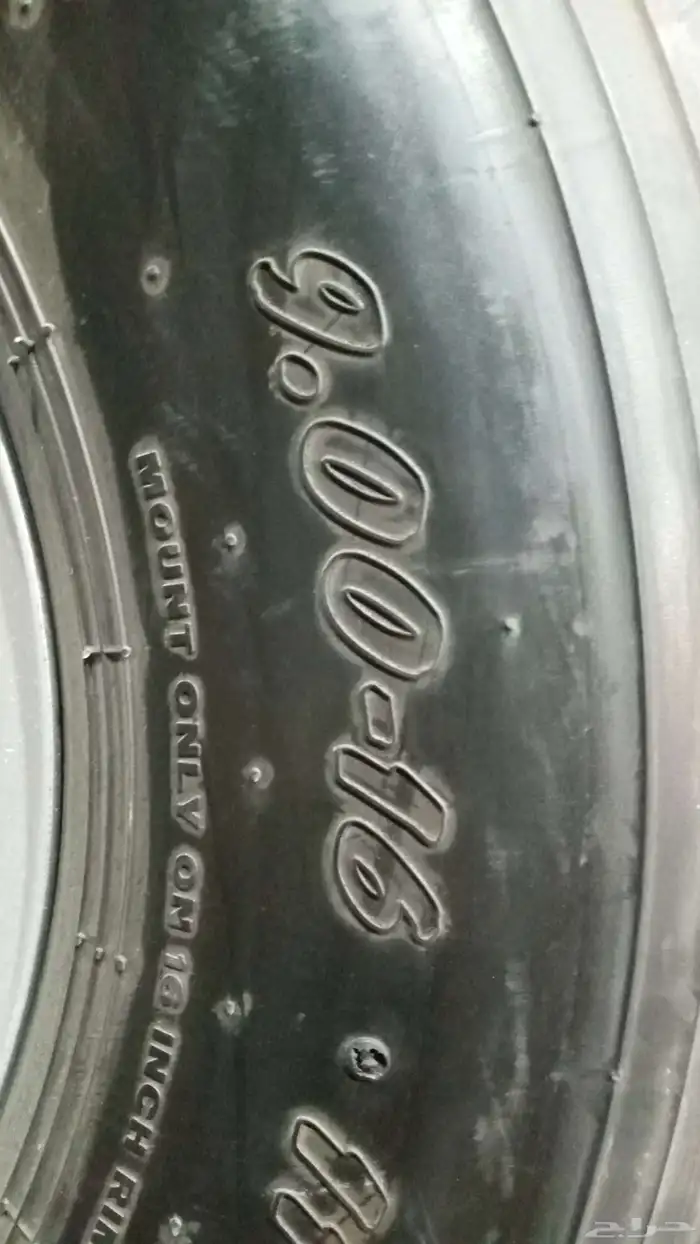 كفرات بالون 900 16ماكسس نظيفه بزرعه مع جنوط هلل 3