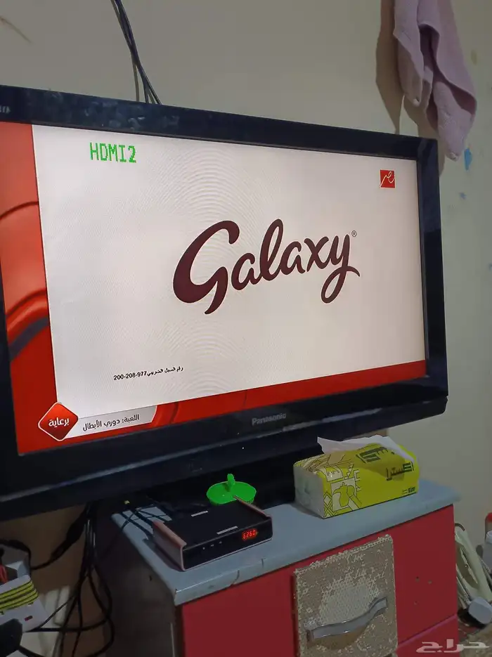 شاشه بانسيونك 37 بوصه بحاله جيده ولا يوجد بها مع رسيفر ا 0