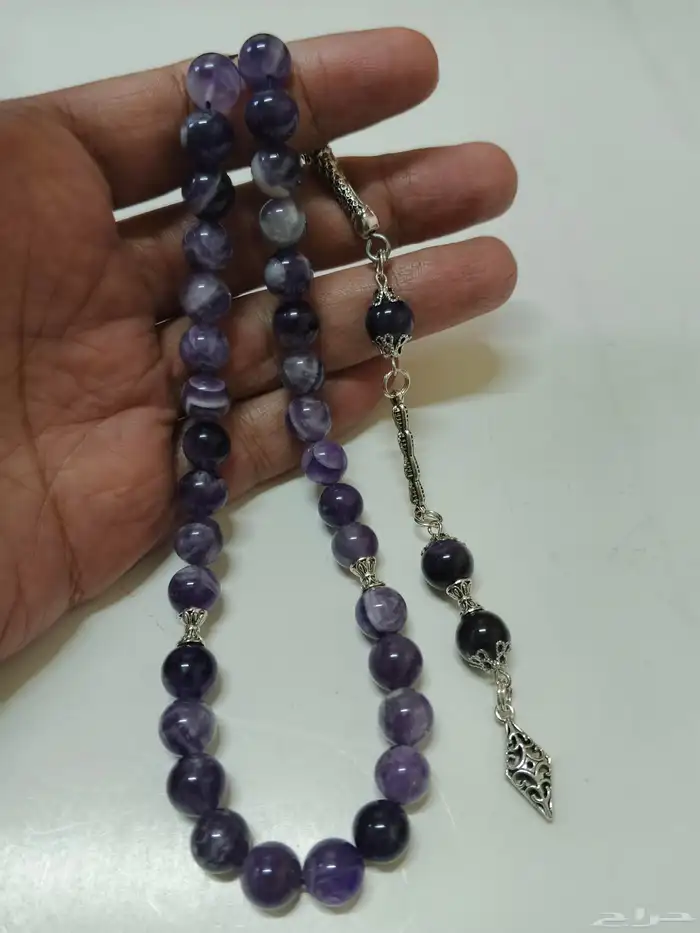 سبحة حجر جمشيت الاصلي 2