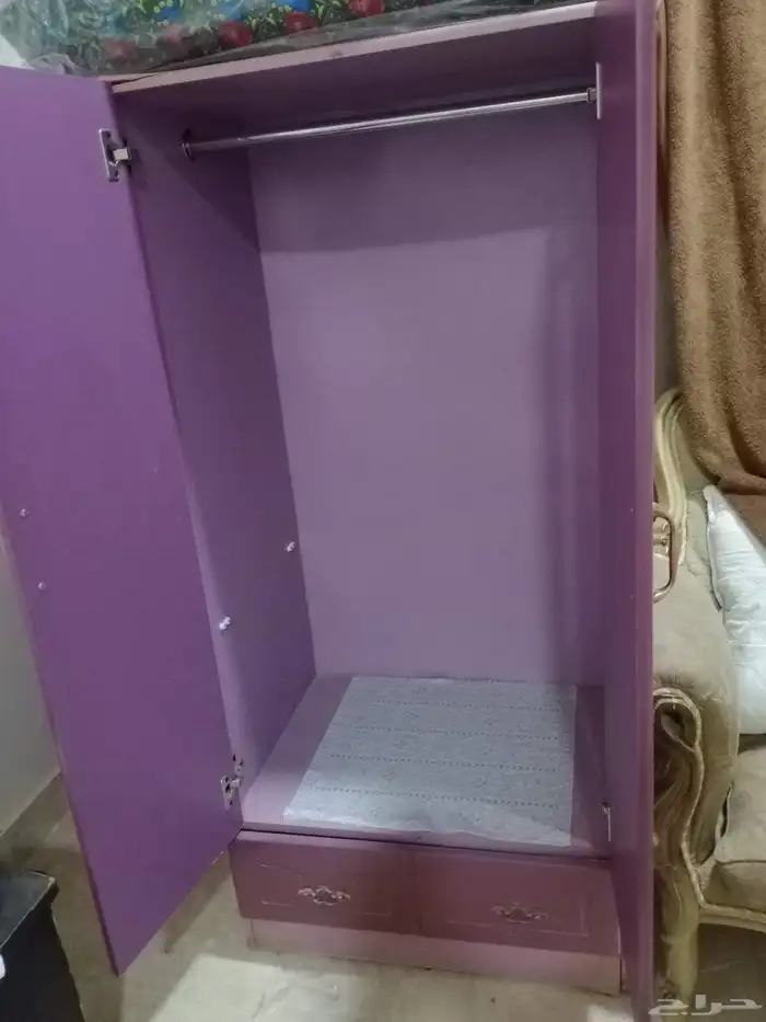 دولاب ادراج لحفظ الملابس مقاس 80 سم فى 150سم مستعملة ب50ريال 5