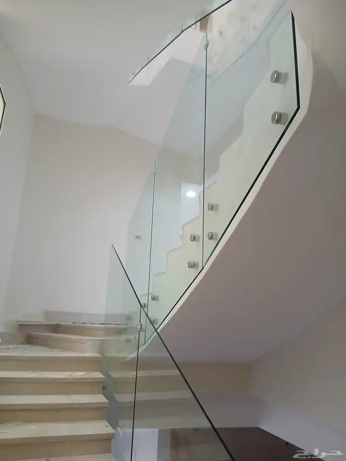 درج زجاج درابزين زجاج درابزين جانبي درابزين درج زجاج 12ملي 3