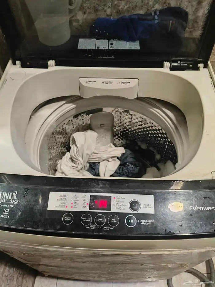 غسالة اتوماتك 18 كيلو تغسل بطاطين وملابس تقيلة 1