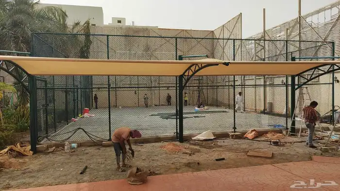 مظلات وسوتر جده ازاله مظلات عشان البلديه جده وتغيير قماش 7