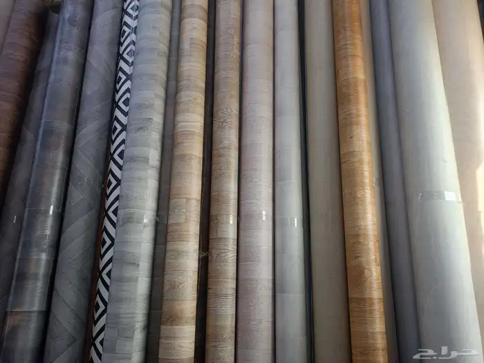 جميع انواع المفروشات الأرضي فنيل بلاستيك مشمع وحرير صيني وفر 5