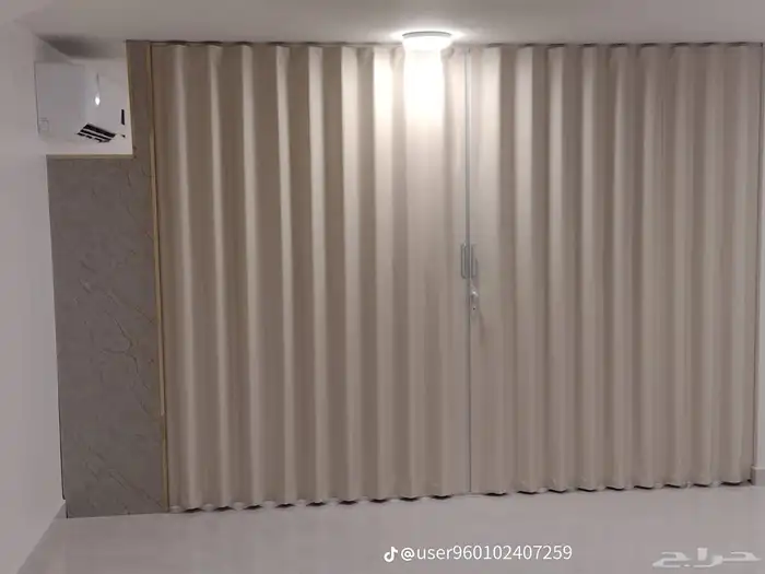 ابواب كرديون سحاب بلاستيك جلد جوده عالية 5