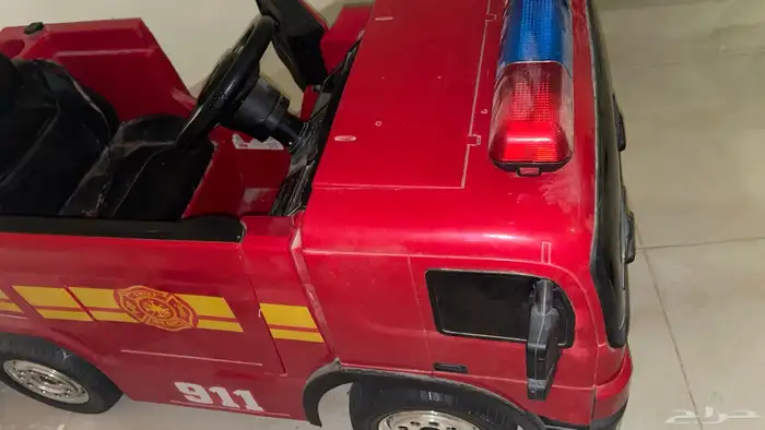 سياره مطافي اطفال فقط ناقصها بطاريه السعر 450الاستعمال قليل 4