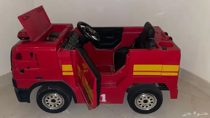 سياره مطافي اطفال فقط ناقصها بطاريه السعر 450الاستعمال قليل 1