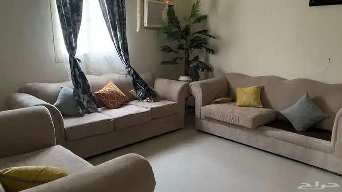 كنب للبيع 3 قطع 4