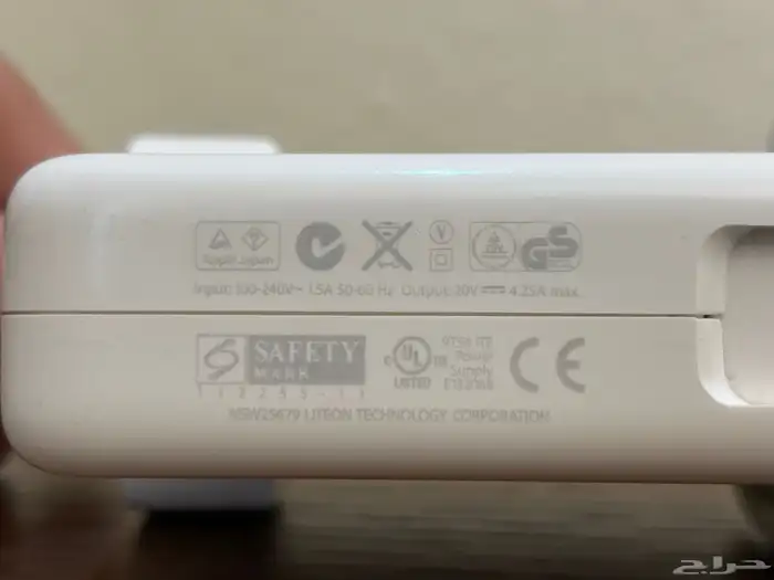 للبيع شاحن ماك بوك أصلي - 85 واط MagSafe 2 (موديل A1424) 5